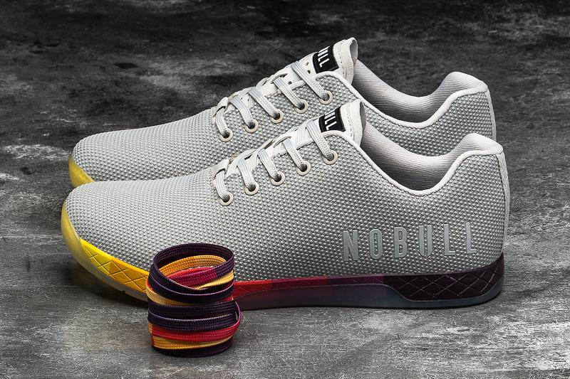 Men's Nobull Arctic Yellow Gradient Trainers Yellow | SG K2294O